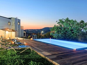 Pool - Georgioupolis Blaue Villa Privater Pool by Interhome (Georgioupoli)