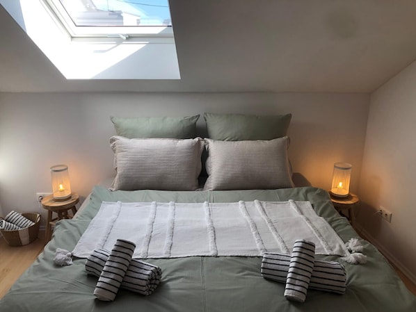 2 chambres, draps fournis