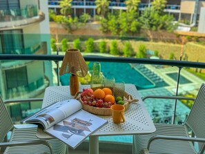 Outdoor dining - Qoople Eхсellence B-49 neue Wohnung am Meer by Interhome (Alanya)