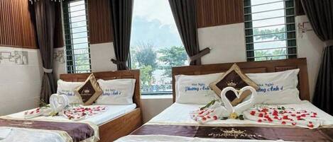 2 chambres, fer et planche Ă repasser, Wi-Fi, literie fournie