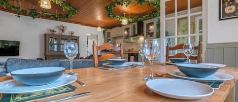 코티지, 킹사이즈침대 1개 및 소파베드, 금연 | 다이닝