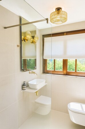 Shower, hair dryer, towels, soap - Above the Lake (Colmegna)