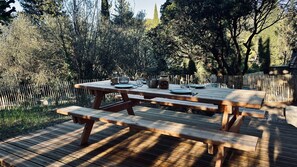 Outdoor dining - Villa Pittavino - Quiet & Air-conditioned (Brignoles)