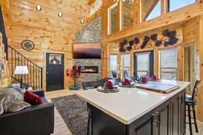 Interior - New Cabin Rental-Bowling Alley-Hot Tub-Adjustable Beds-Luxury Cabin Rentals (Sevierville)