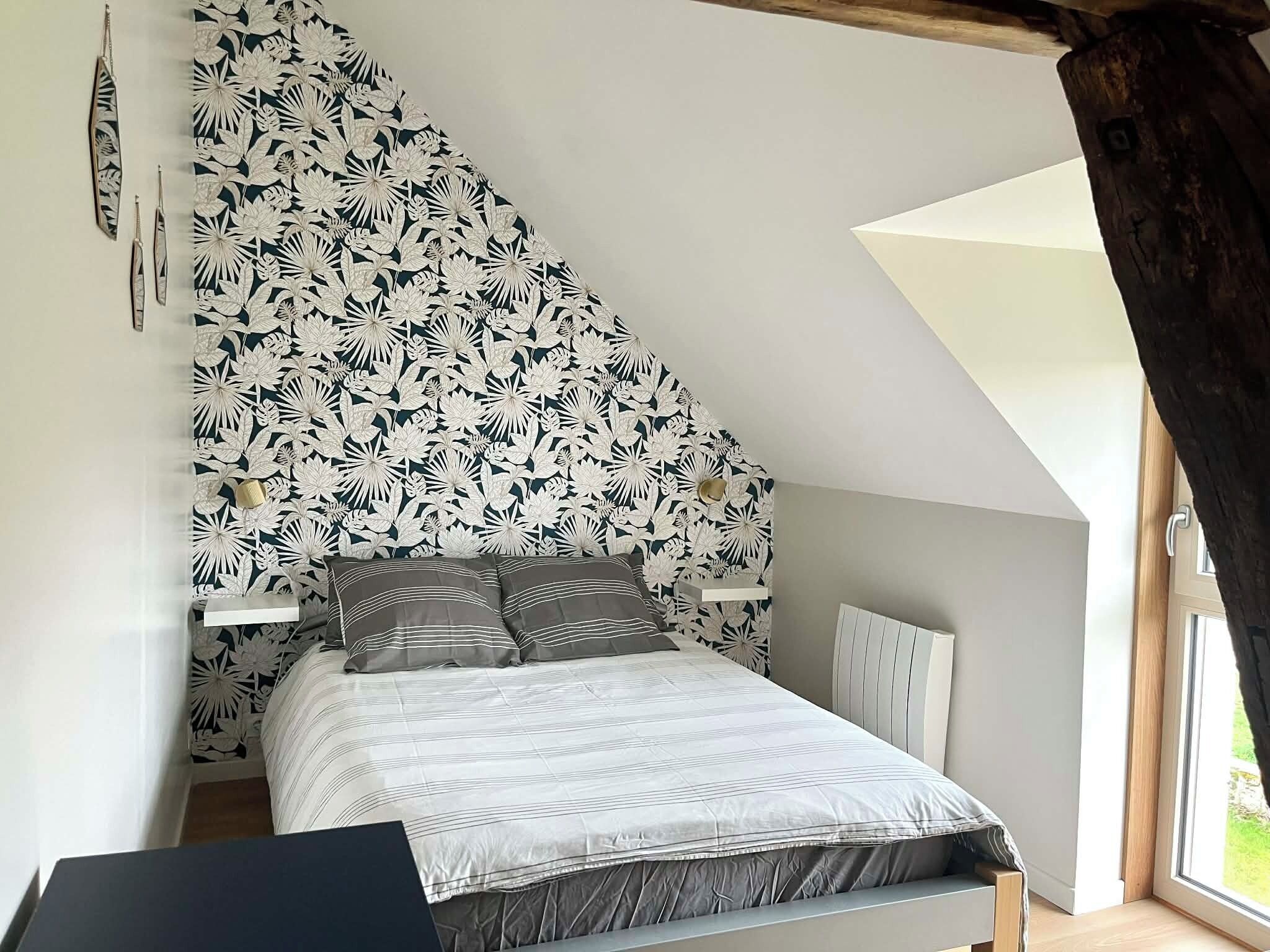 2 sovrum och sängkläder