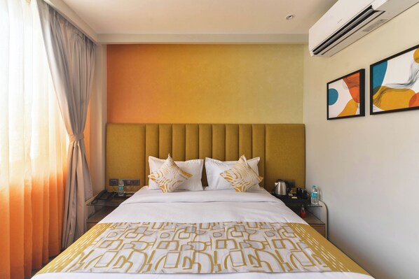 Executive Double Room, City View | In-room safe, desk, laptop workspace, blackout drapes - Bhagwati Luxuria Hotel (Indore)