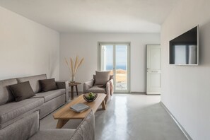 Living area - NEVERMIND VACATIONS VILLAS (Kea)