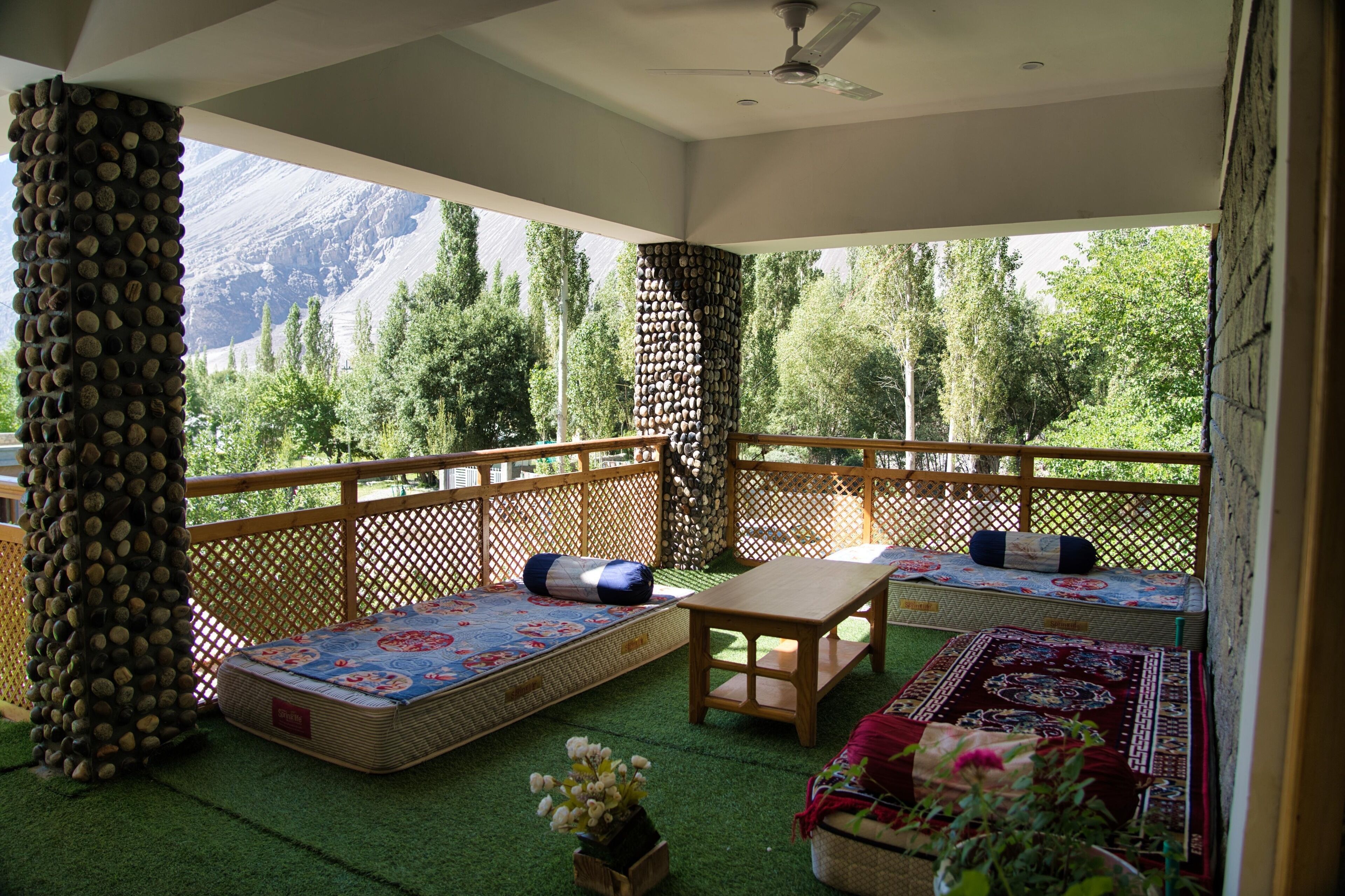 Overnattingsstedets uteområder