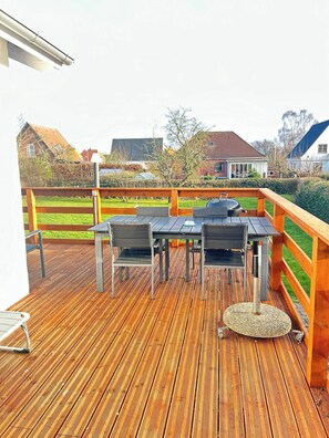 Apartment, 2 Bedrooms, Smoking | Outdoor dining - Basement Apartment in Villa (Odense)