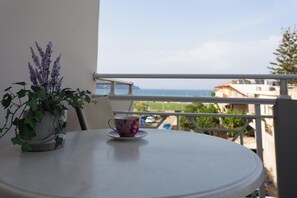 Studio, balcon, vue mer | Vue depuis le balcon