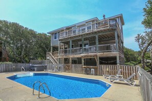 Pool - Saltwater Gospel - Oceanside 5 BR home w/Private Pool, Dogs Allowed (Duck)