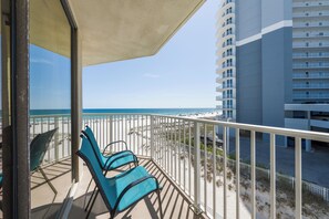 Signature-Apartment, 2 Schlafzimmer, Balkon, Strandblick | Balkon