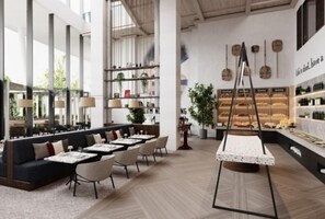 Tägliches Frühstücksbuffet gegen Gebühr