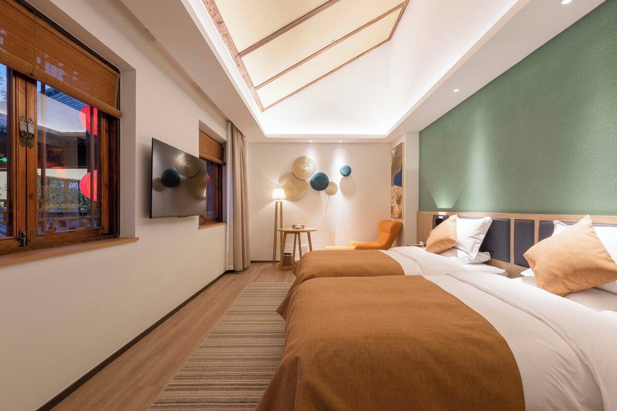 Senior-Zweibettzimmer, Gartenblick | Ausblick vom Zimmer