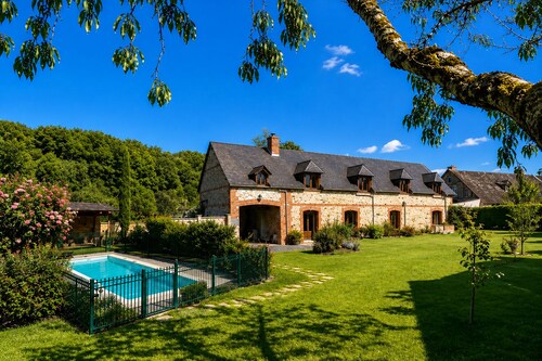 Large family house with heated pool - Near Etretat (12 guests)