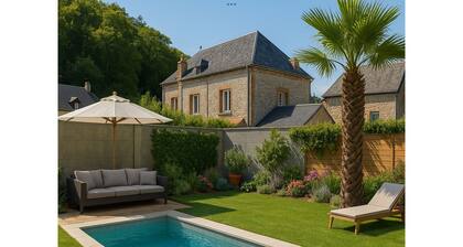 Large family house with heated pool - Near Etretat (12 guests)