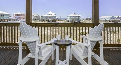 Linger Longer | Gulf-Side 3BR Retreat for 10 | Spacious Decks | Fort Morgan