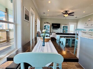 Dining - Linger Longer | Gulf-Side 3BR Retreat for 10 | Spacious Decks | Fort Morgan (Gulf Shores)