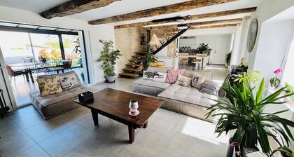 Maison à la campagne avec piscine