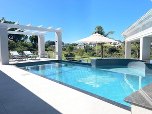 Una piscina riscaldata