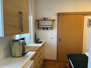 Microwave, stovetop - Newly furnished vacation apartment Bergwerk (Marienberg)