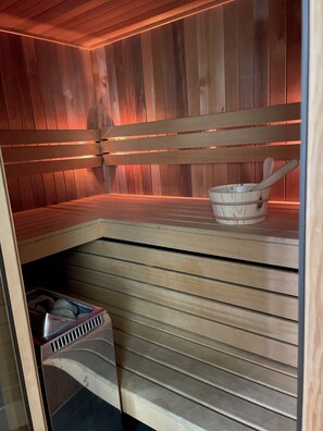 Sauna - Villa Zilt: luxury family villa with sauna close to the sea (Buren)