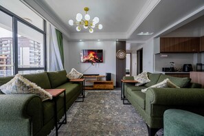 Apartment, 2 Bedrooms, Accessible, Smoking | Living room - Charming 2-bedroom Apartment in Riverside Drive, Nairobi (Nairobi)