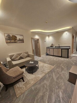 Living area - dormira serviced apartments (Riyadh)