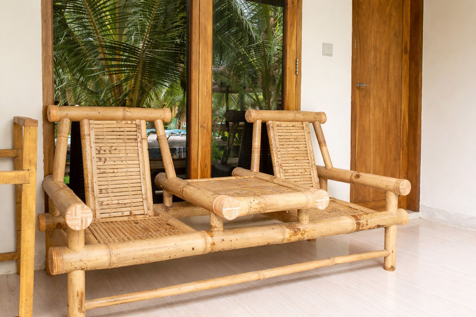 Habitación doble estándar, balcón, vista al jardín | Escritorio y wifi gratis 