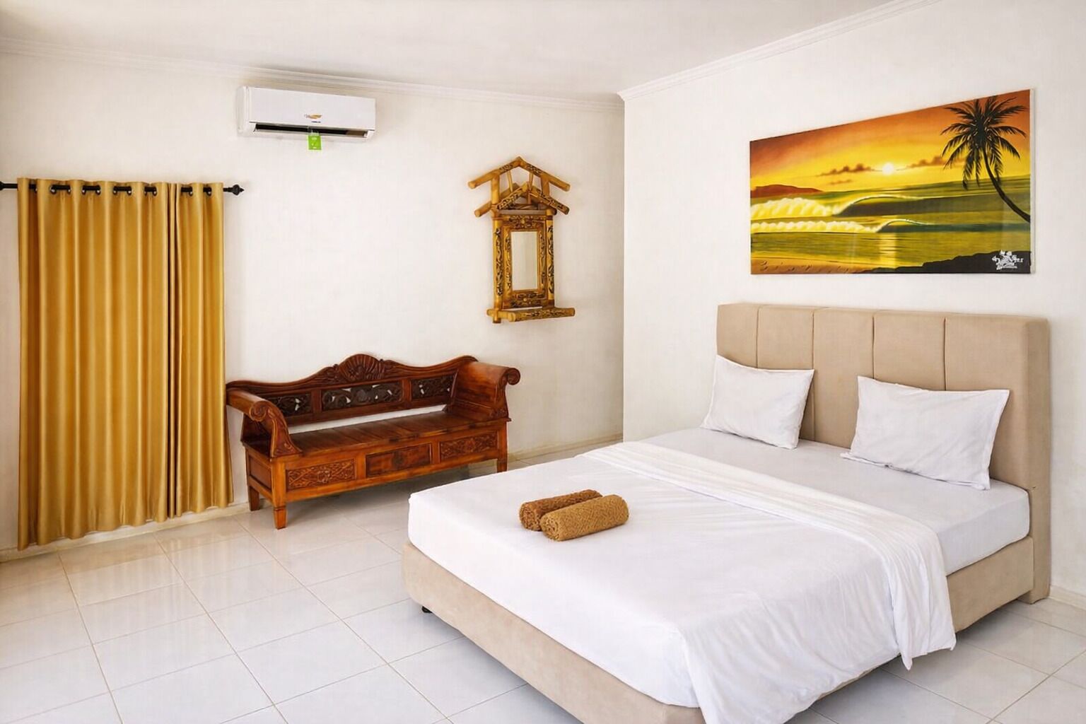 Phòng đôi Deluxe, ban công, quang cảnh vườn | Bàn, truy cập Internet không dây miễn phí 