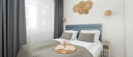 1 bedroom, iron/ironing board, travel crib, WiFi