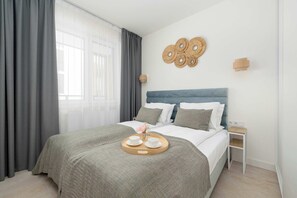 1 bedroom, iron/ironing board, travel cot, WiFi - Letniskowa 1F Dąbki | Seaside Apartment Close to the Beach | Air conditioning (Dąbki)