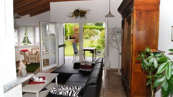 TV, DVD player, stereo