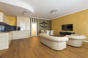 Deluxe apartment with a sauna and bathtub AP2 | Sisätilat