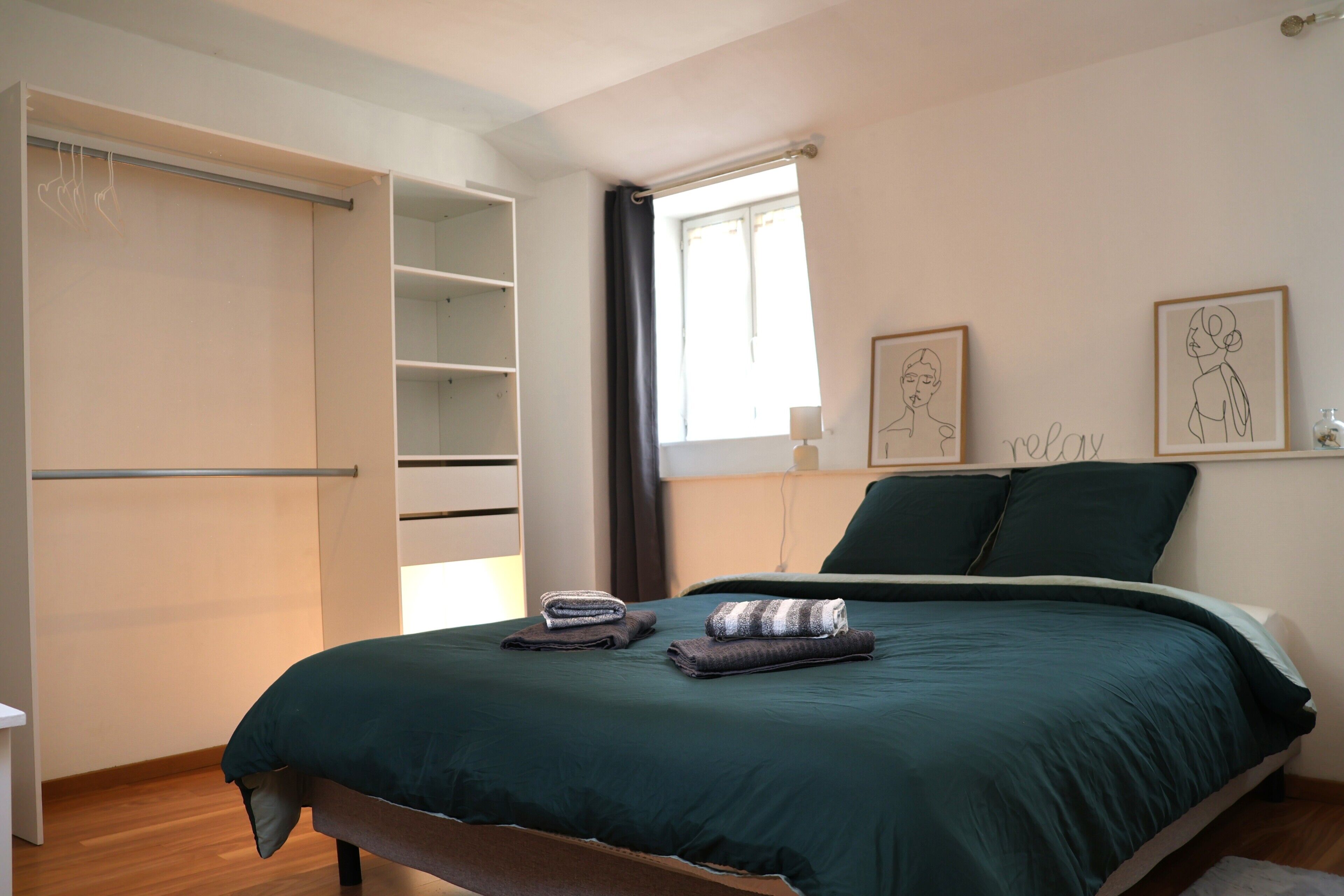 1 chambre, Wi-Fi, literie fournie