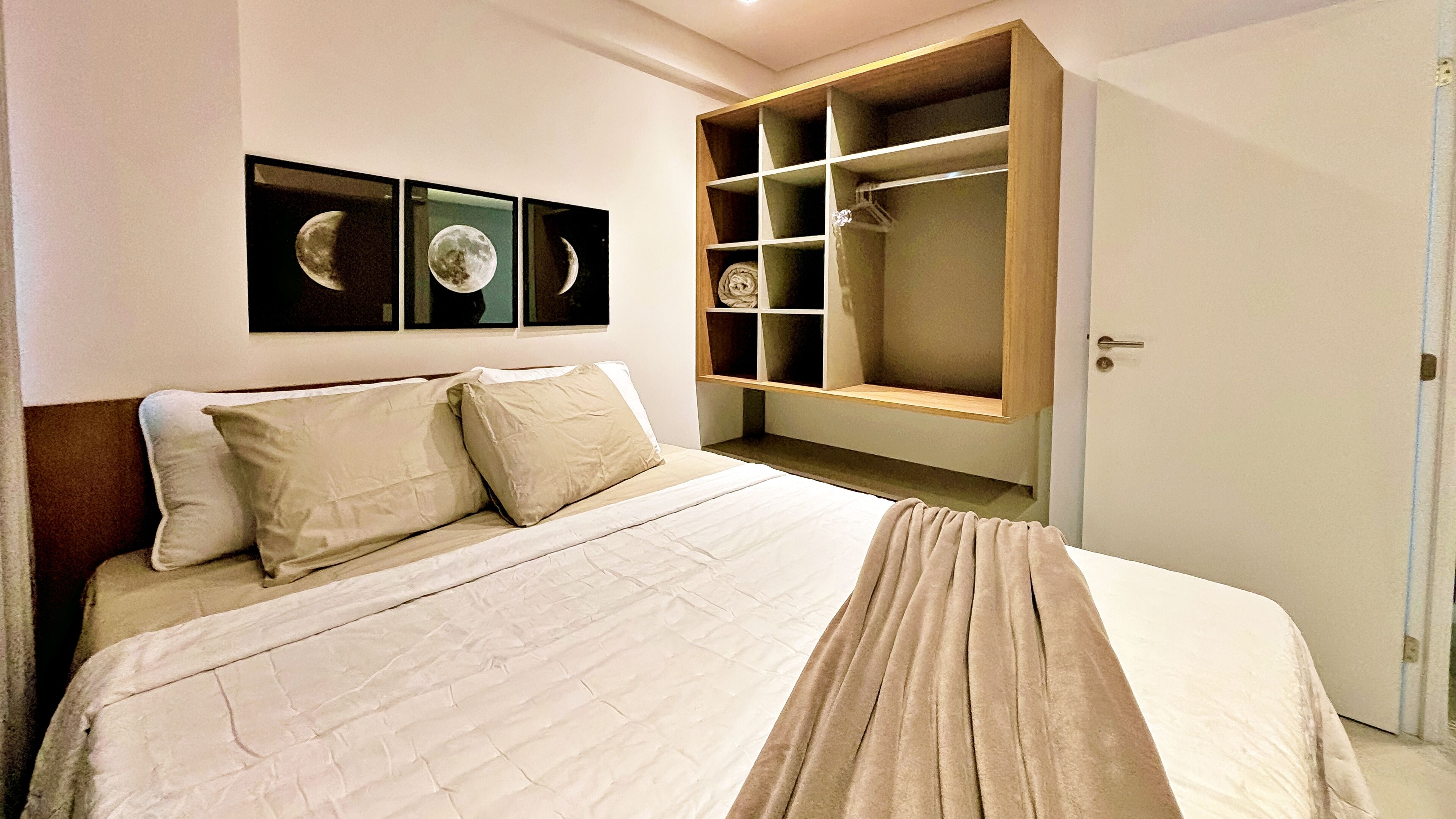 Apartemen | Tirai kedap cahaya, Wi-Fi gratis, dan seprai linen