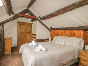 1 Schlafzimmer, individuell dekoriert, individuell eingerichtet