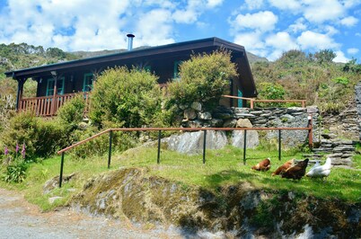 Mountain Cabin situated in a unique and peaceful area of outstanding beauty.