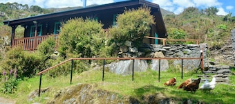 Mountain Cabin situated in a unique and peaceful area of outstanding beauty.
