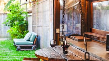 Chalé básico | Terraço/pátio