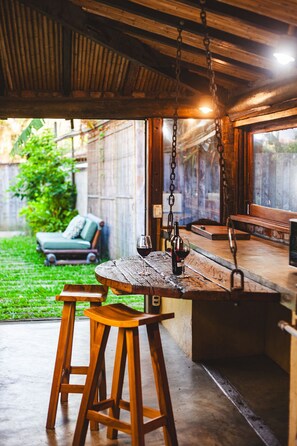 Chalé básico | Terraço/pátio