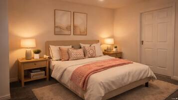 4 kamar tidur, Wi-Fi gratis, dan seprai linen