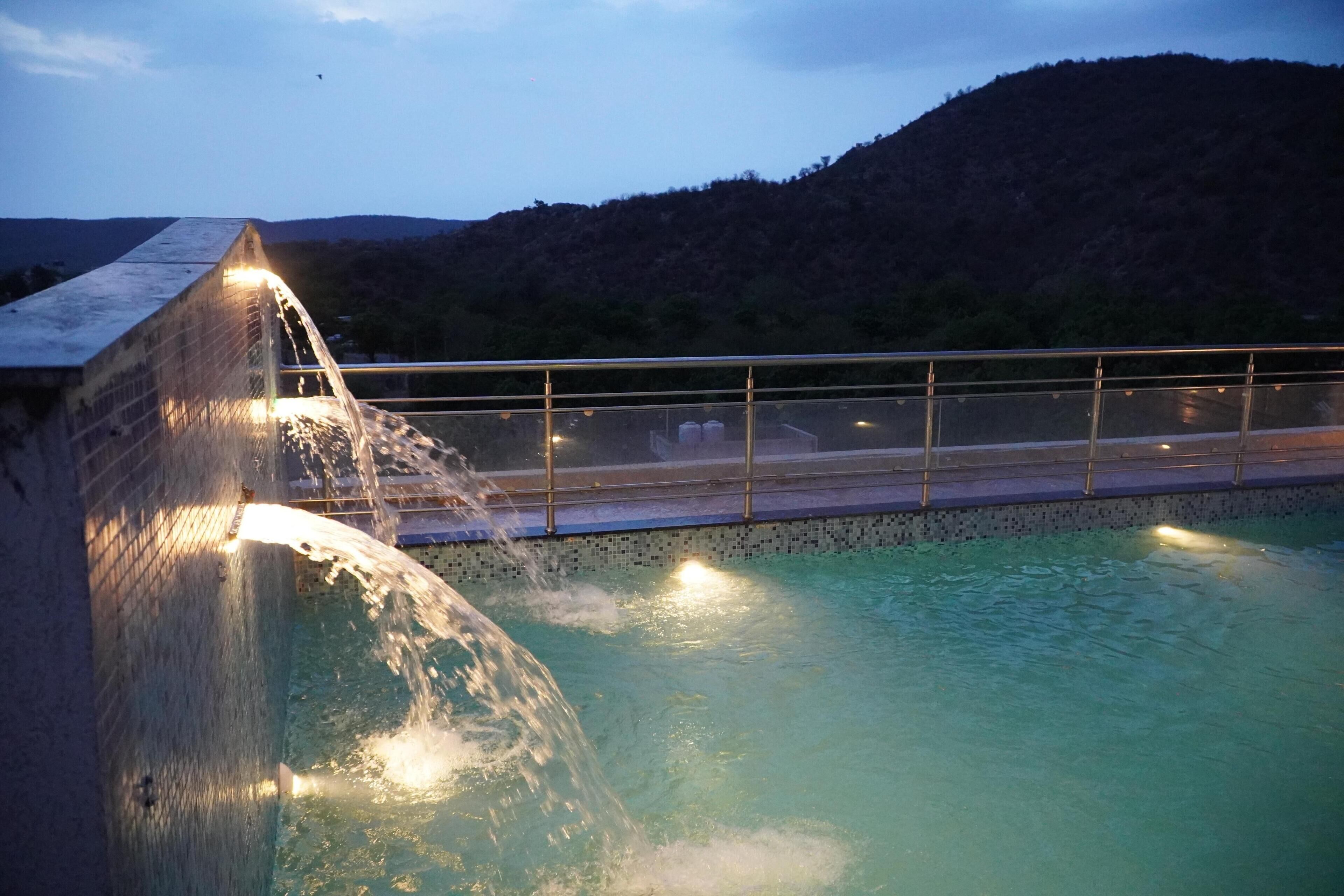 Piscina en la azotea