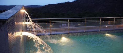 Piscine sur le toit