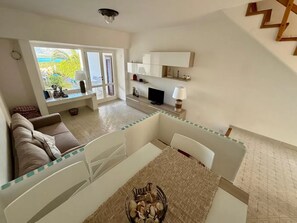 Villa, 2 Bedrooms, Patio, Garden View | Living room - Stunning sea View in a Private Setting (Stintino)