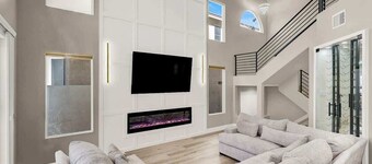 Luxe 5BR Home w/ Pool, BBQ, EV Charger Near Strip!