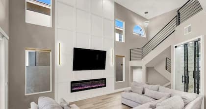 Luxe 5BR Home w/ Pool, BBQ, EV Charger Near Strip!