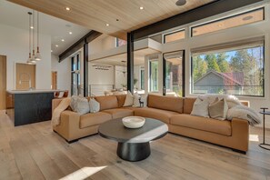 Fireplace, ping pong - West Shore | Private Beach + Pier - Lakeside Cedars (Tahoma)