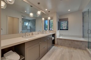 Bathroom - West Shore | Private Beach + Pier - Lakeside Cedars (Tahoma)