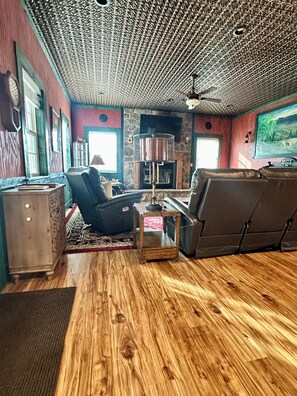 Unclassified image, 3 of 51, button - Trestle View Train Depot - Hot Tub, Fire Pit, Theater, Game Room Sleeps up to 8 (Shenandoah)